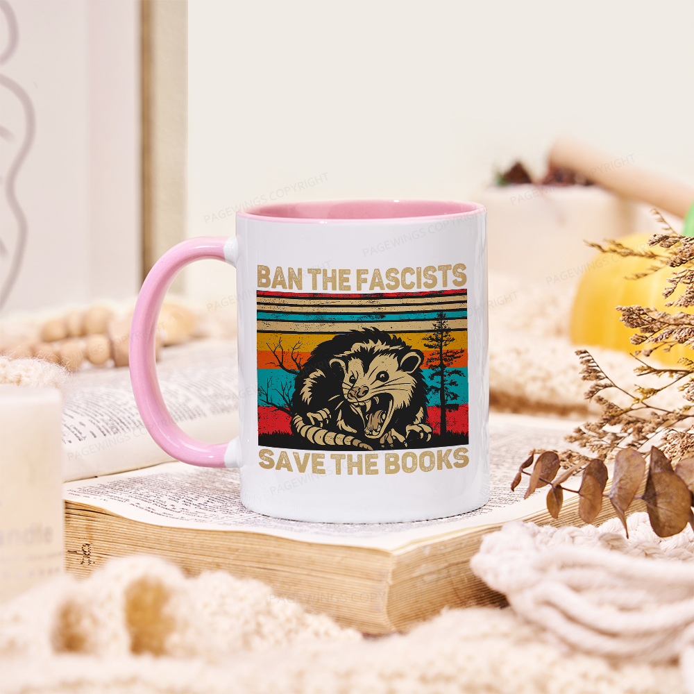 Pagewings Ban The Fascists Save The Books Mug