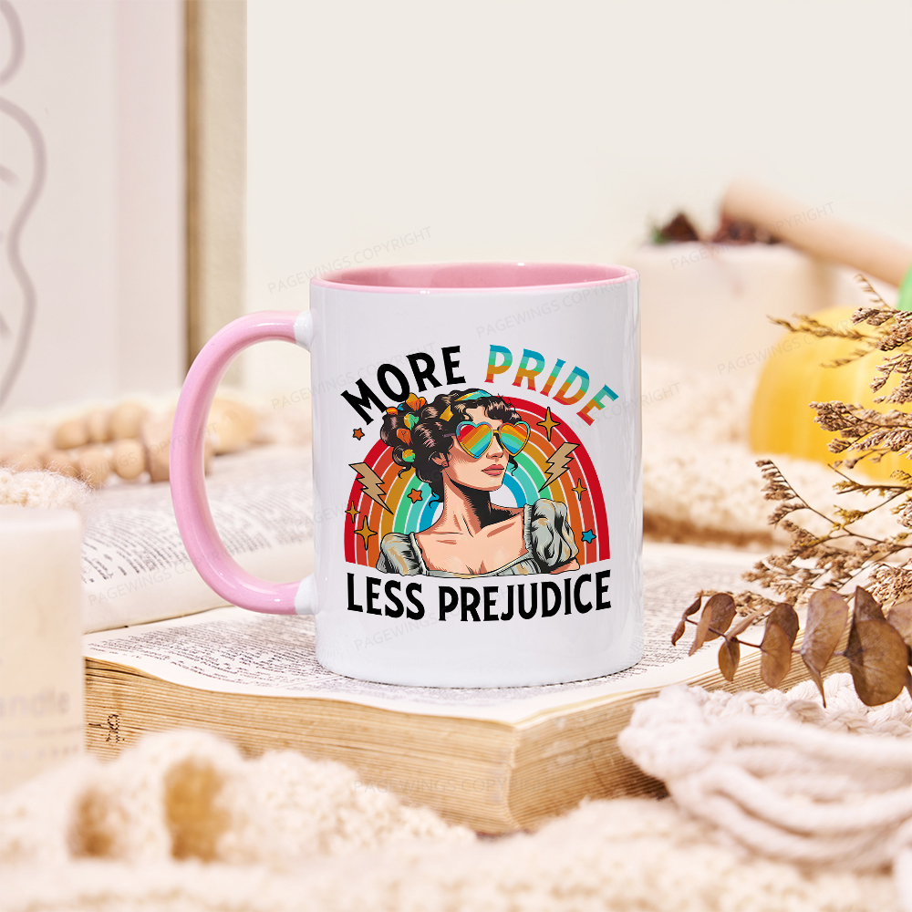 Pagewings More Pride Less Prejudice Mug