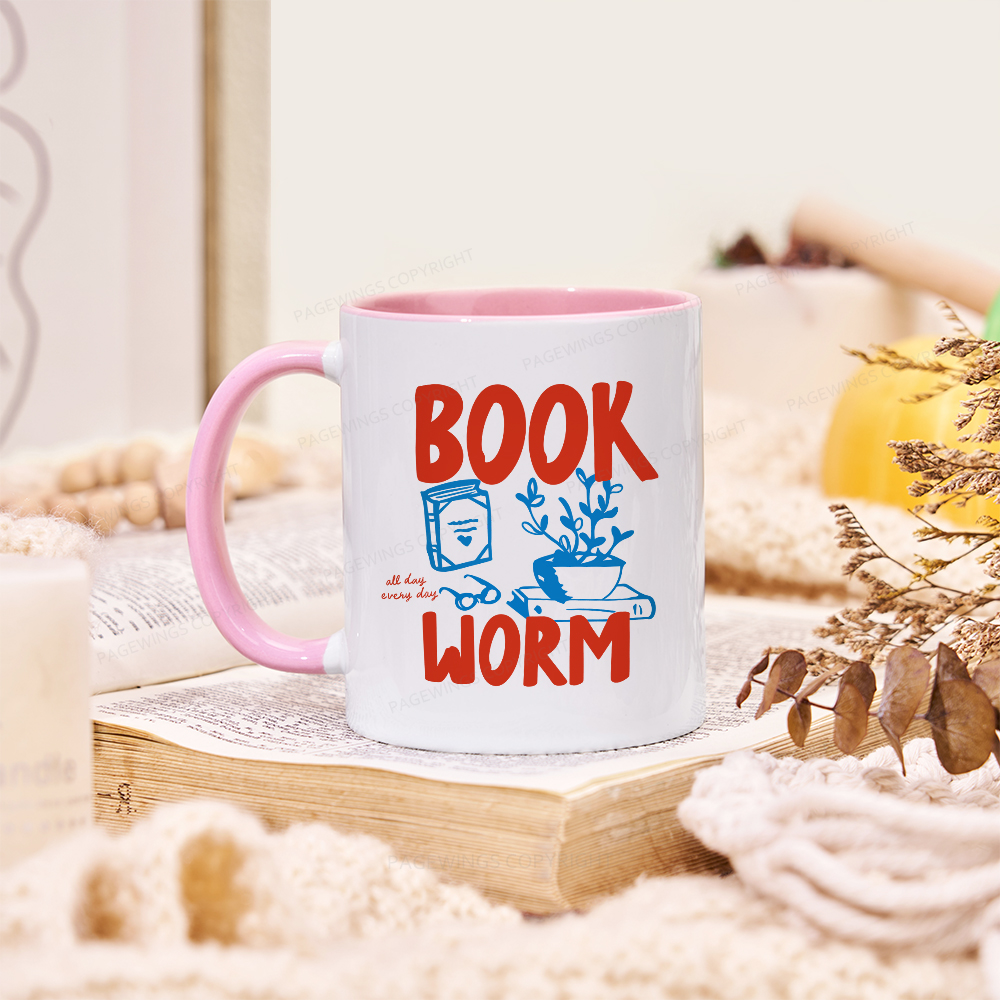 Pagewings Bookworm Mug