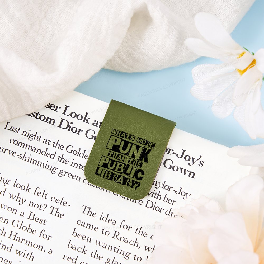 Pagewings What‘s More Punk Than the Public Library Magnetic Bookmark