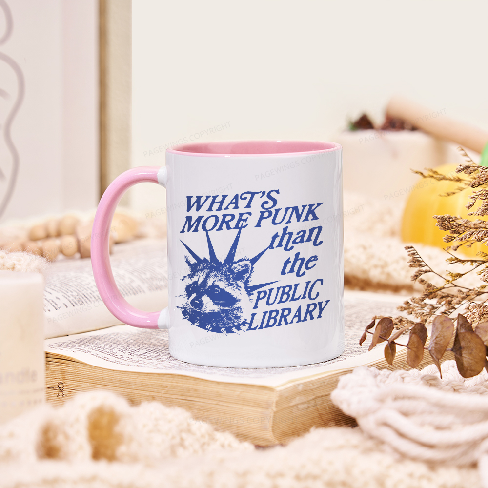 Pagewings What’s More Punk Than The Public Library Mug