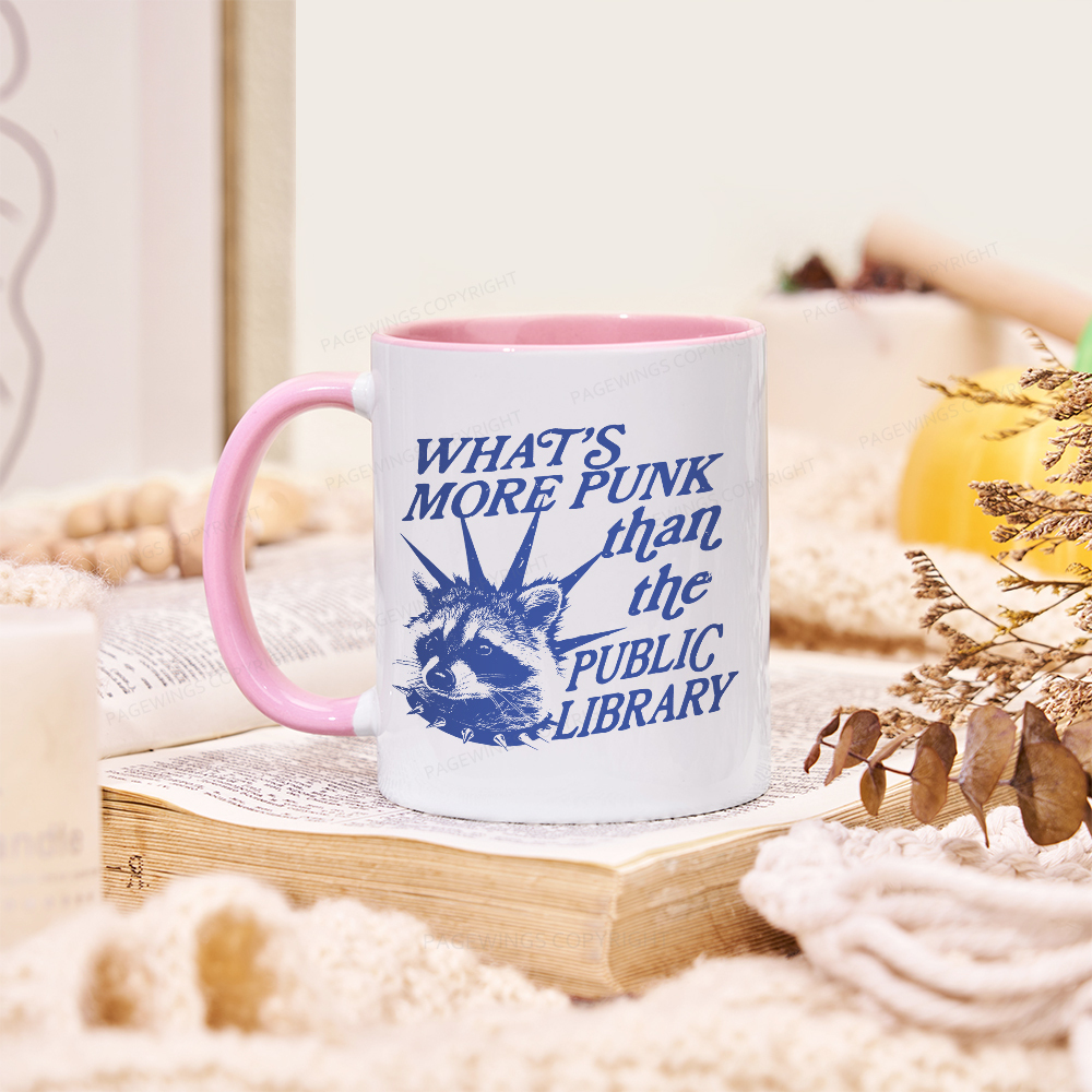 Pagewings What’s More Punk Than The Public Library Mug