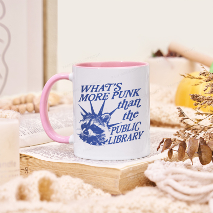 Pagewings What’s More Punk Than The Public Library Mug