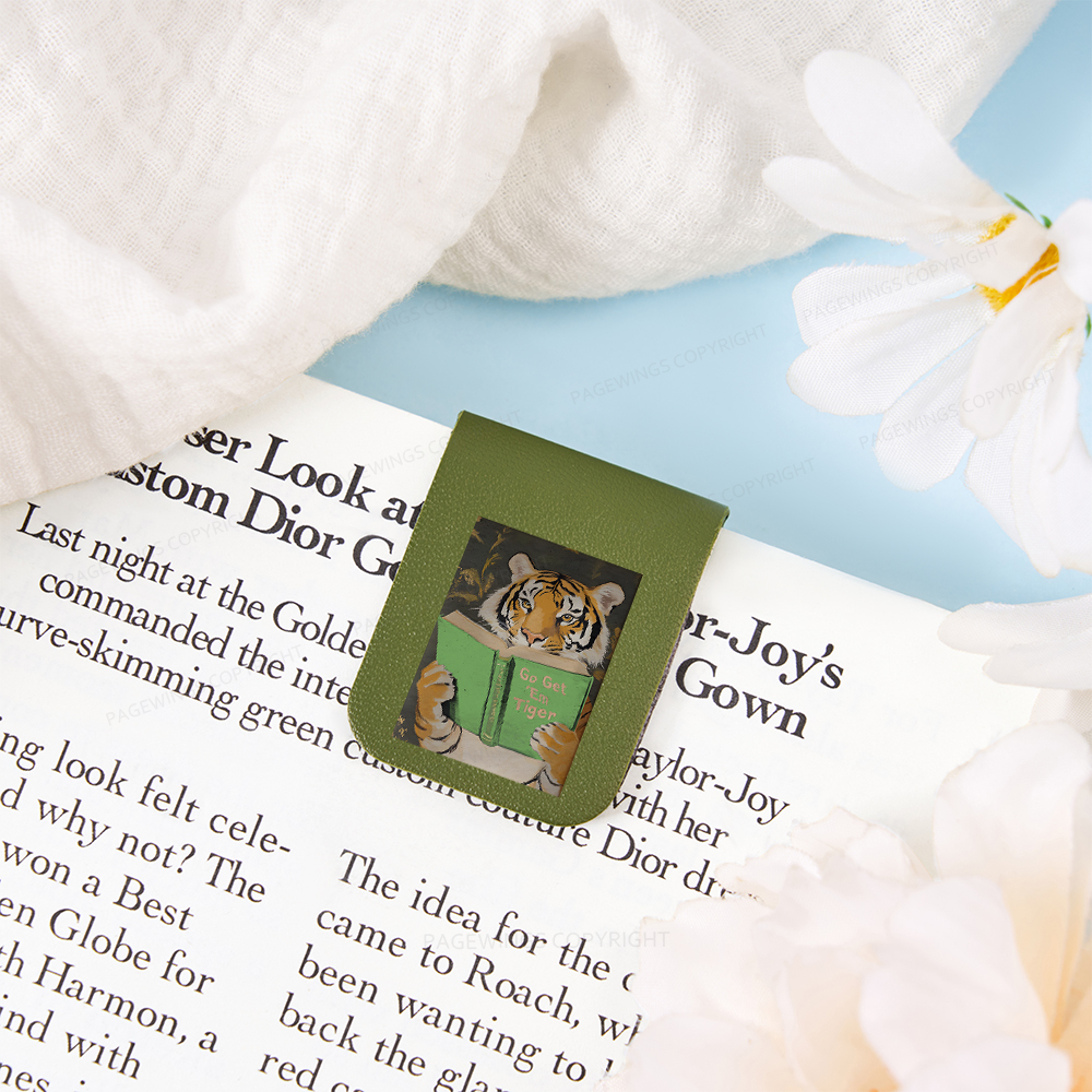 Pagewings Motivational Tiger Magnetic Bookmark