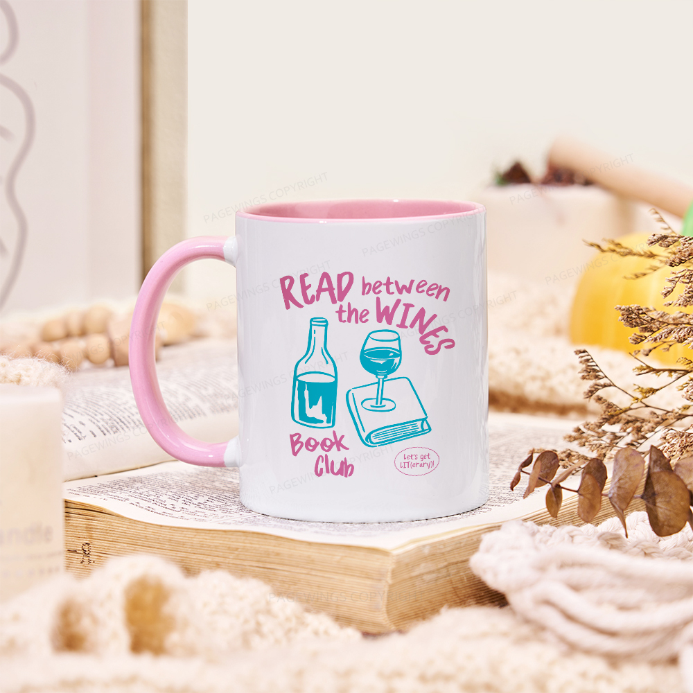 Pagewings Wine Lover Book Club Mug