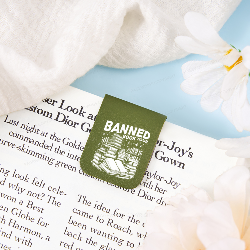 Pagewings Banned Books Tour Magnetic Bookmark