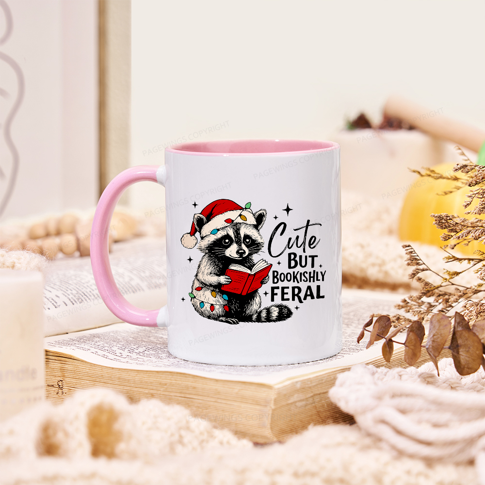 Pagewings Cute But Feral Mug