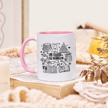 Pagewings All Booked For Christmas Mug