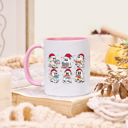 Pagewings Christmas Book Ghost Mug