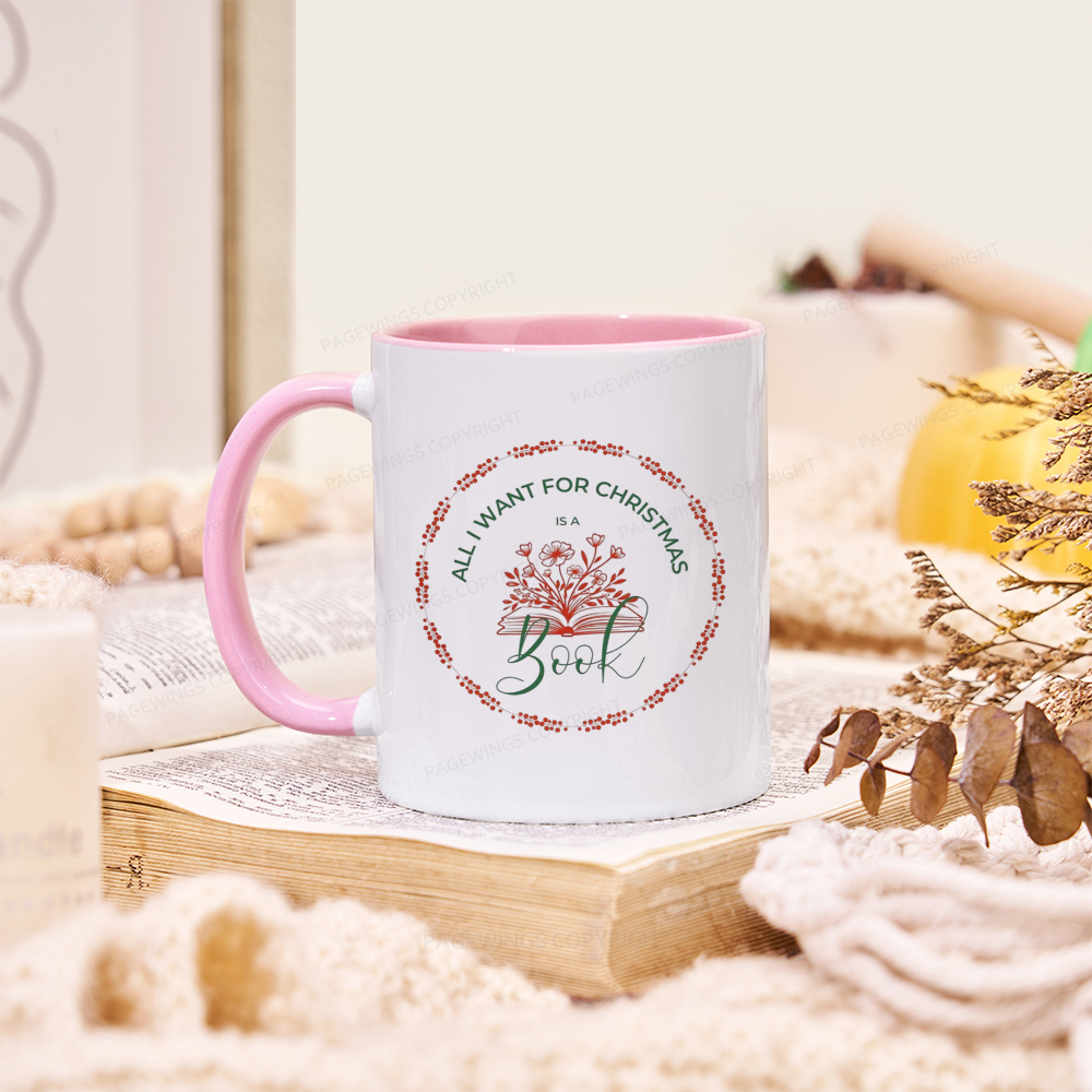 Pagewings Book Lover Christmas Mug