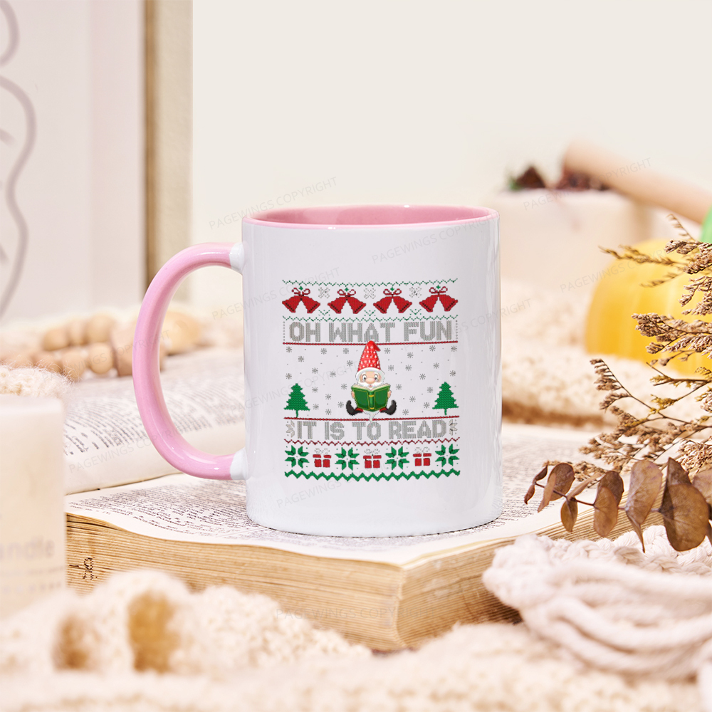 Pagewings Oh What Fun It Is To Read Mug