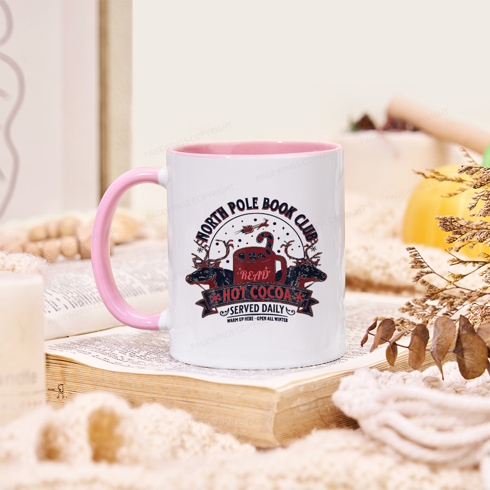 Pagewings North Pole Book Club Mug