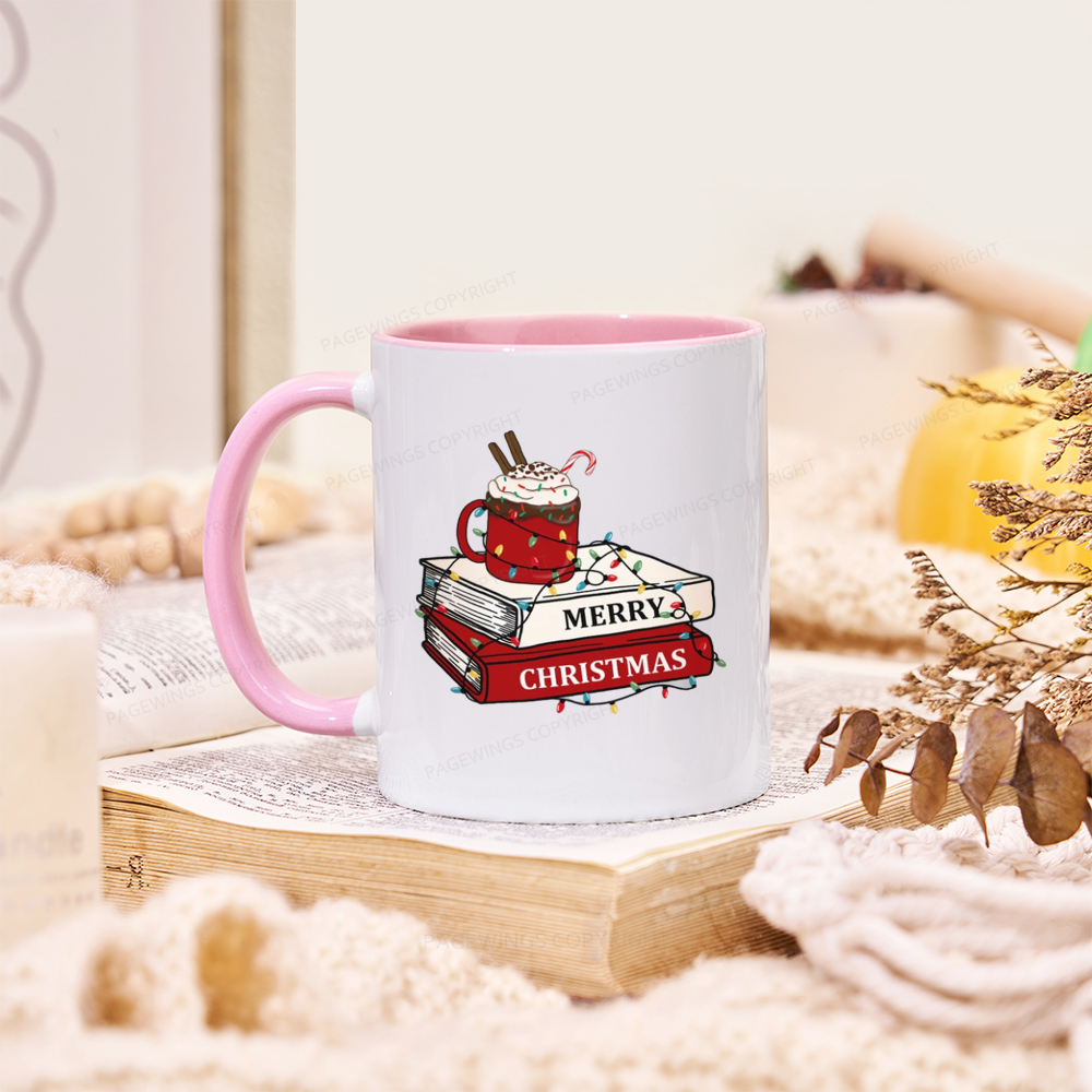 Pagewings Merry Christmas Mug