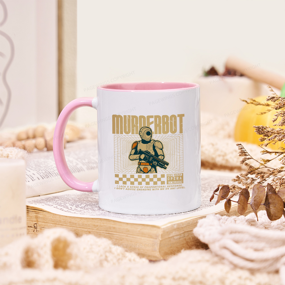 Pagewings Murderbot Mug