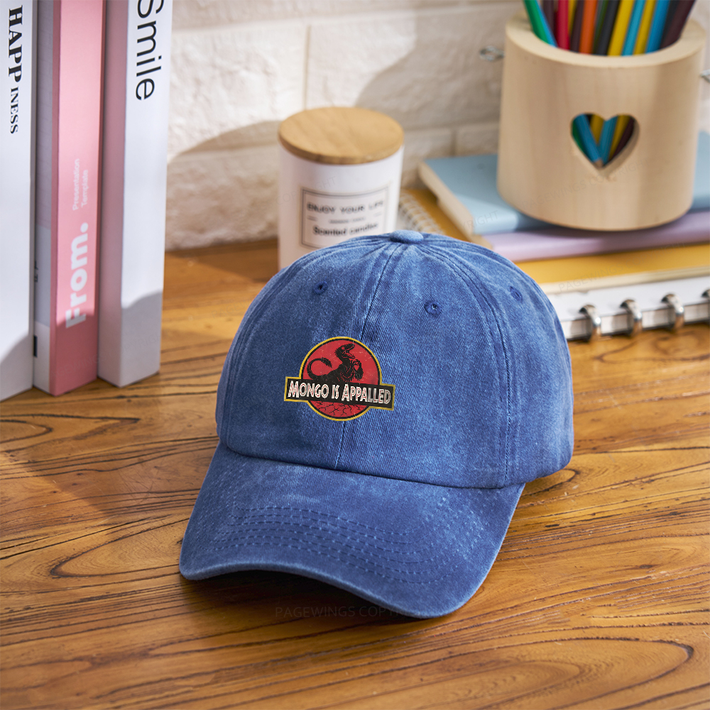 Pagewings Mongo Is Appalled Washed Cap
