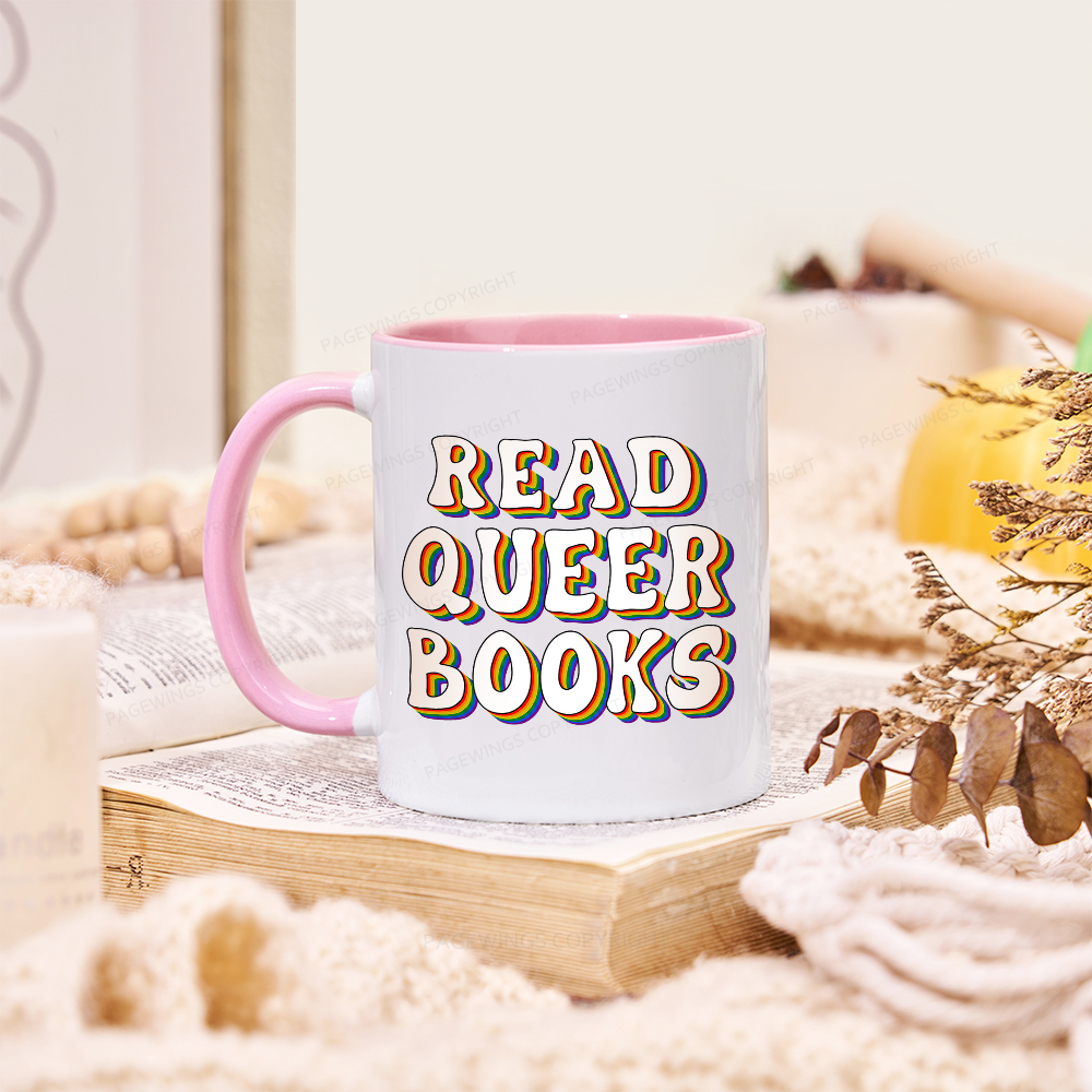 Pagewings Read Queer Booksk Mug