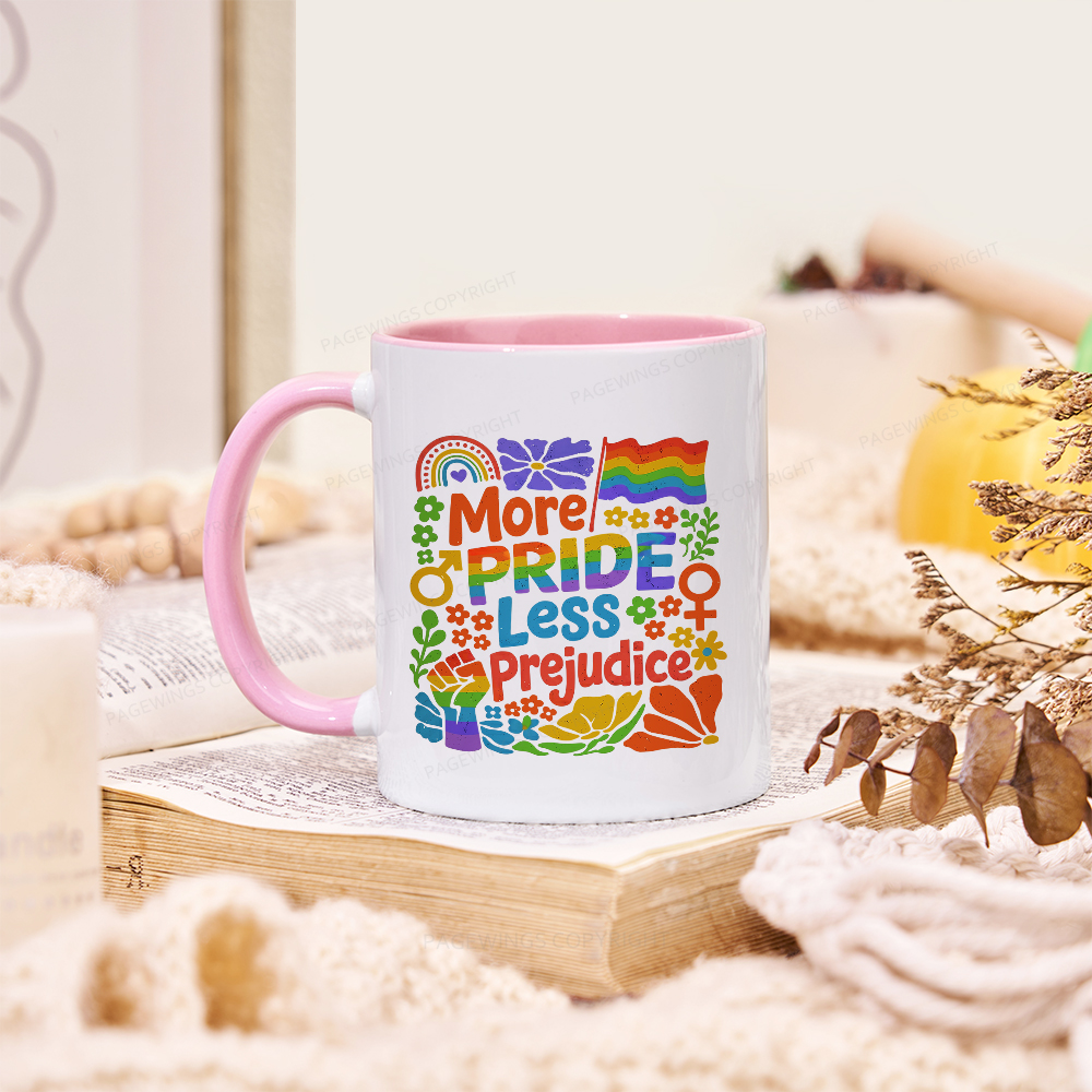 Pagewings More Pride Less Prejudice Mug