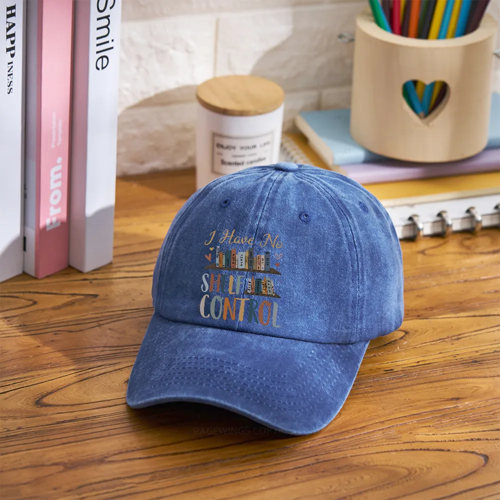 Pagewings I Have No Shelf Control Washed Cap