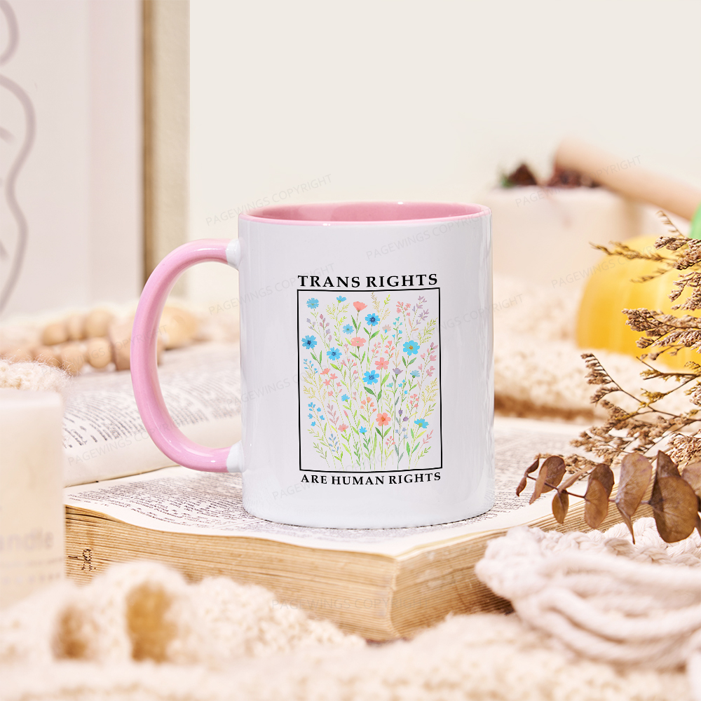 Pagewings Trans Rights Are Human Rights Mug