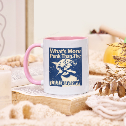 Pagewings What's More Punk Than The Public Library Mug