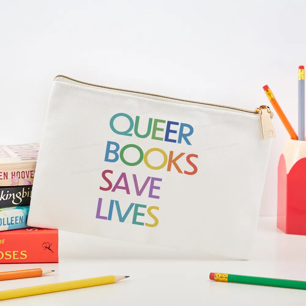 Pagewings Queer Books Save Lives Pouch