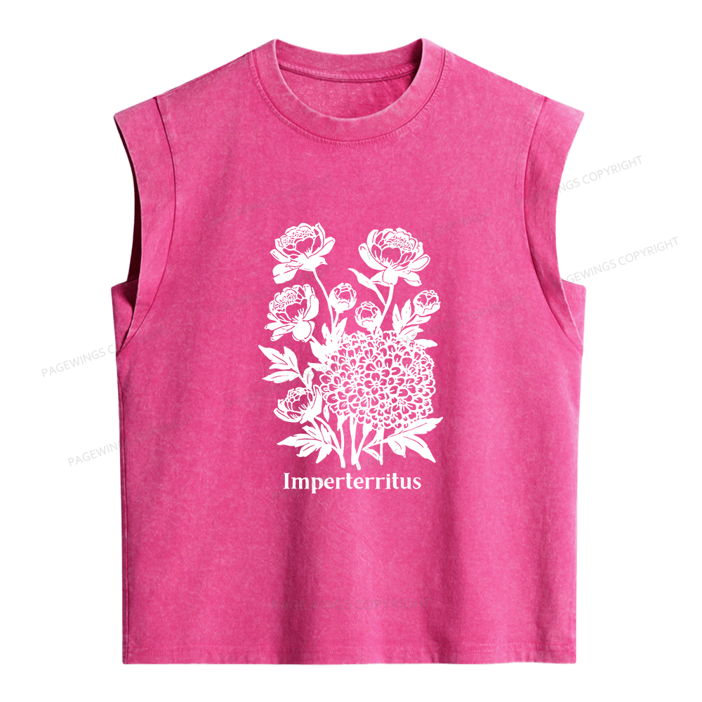 Pagewings ImperterritusWomen's Washed Tank Top