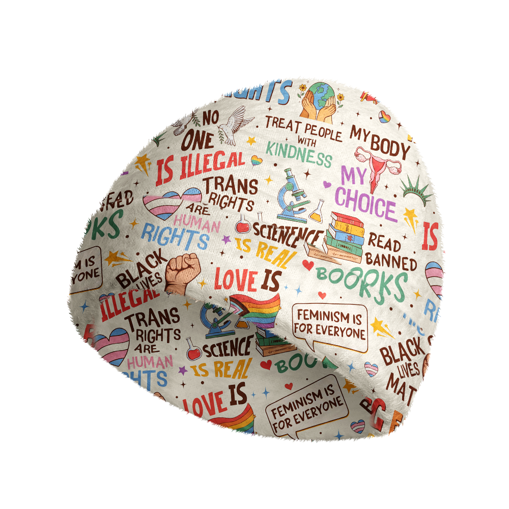 Pagewings Big Fan Of Human Knit Patterned Beanie