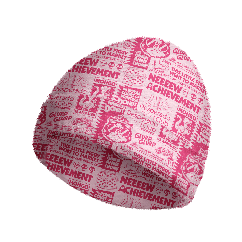 Pagewings Sci-Fi Book Lover Knit Patterned Beanie