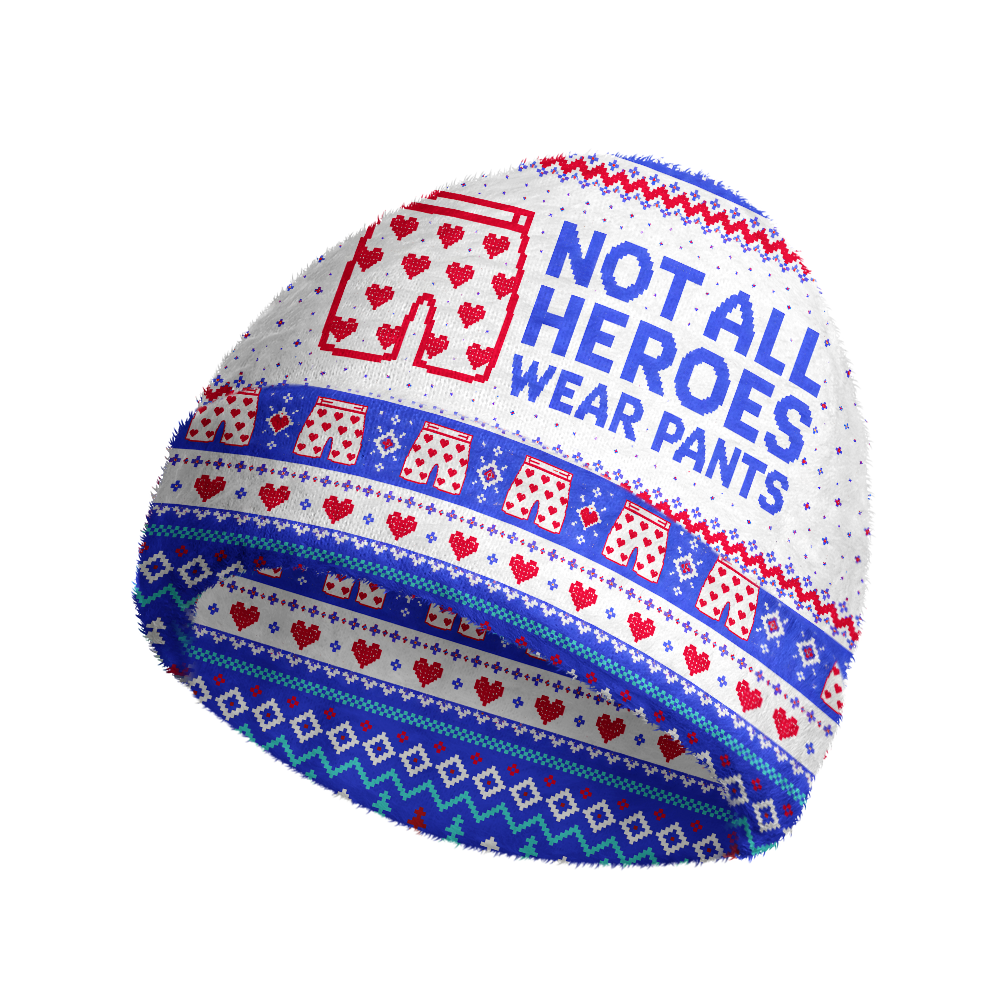 Pagewings Sci-Fi Book Lover Knit Patterned Beanie