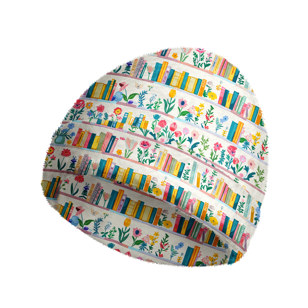 Pagewings Bookish Vibe Knit Patterned Beanie