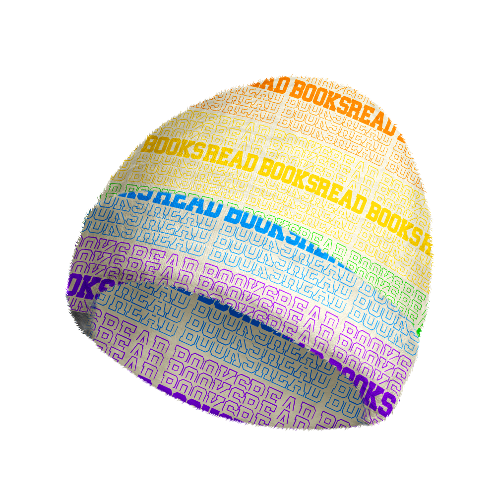 Pagewings Bookish Vibe Knit Patterned Beanie