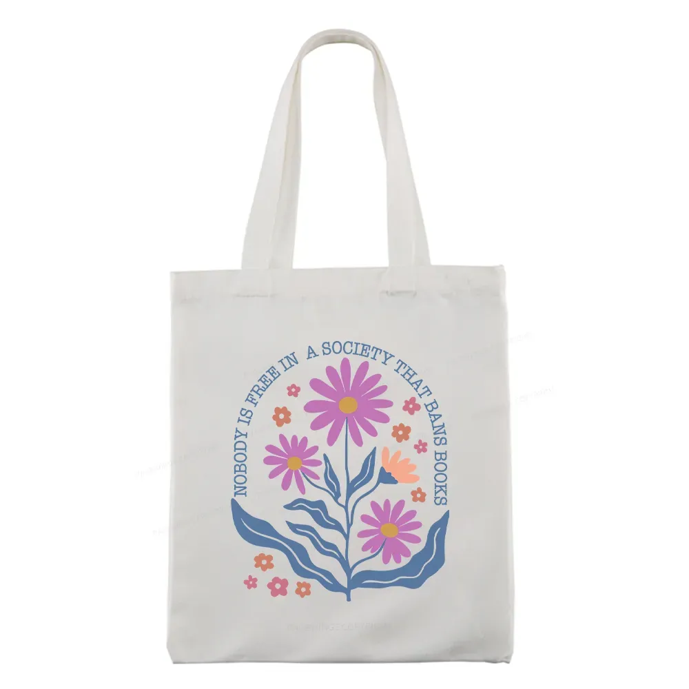 Pagewings Read Banned Books, Social Justice Gift Tote Bag