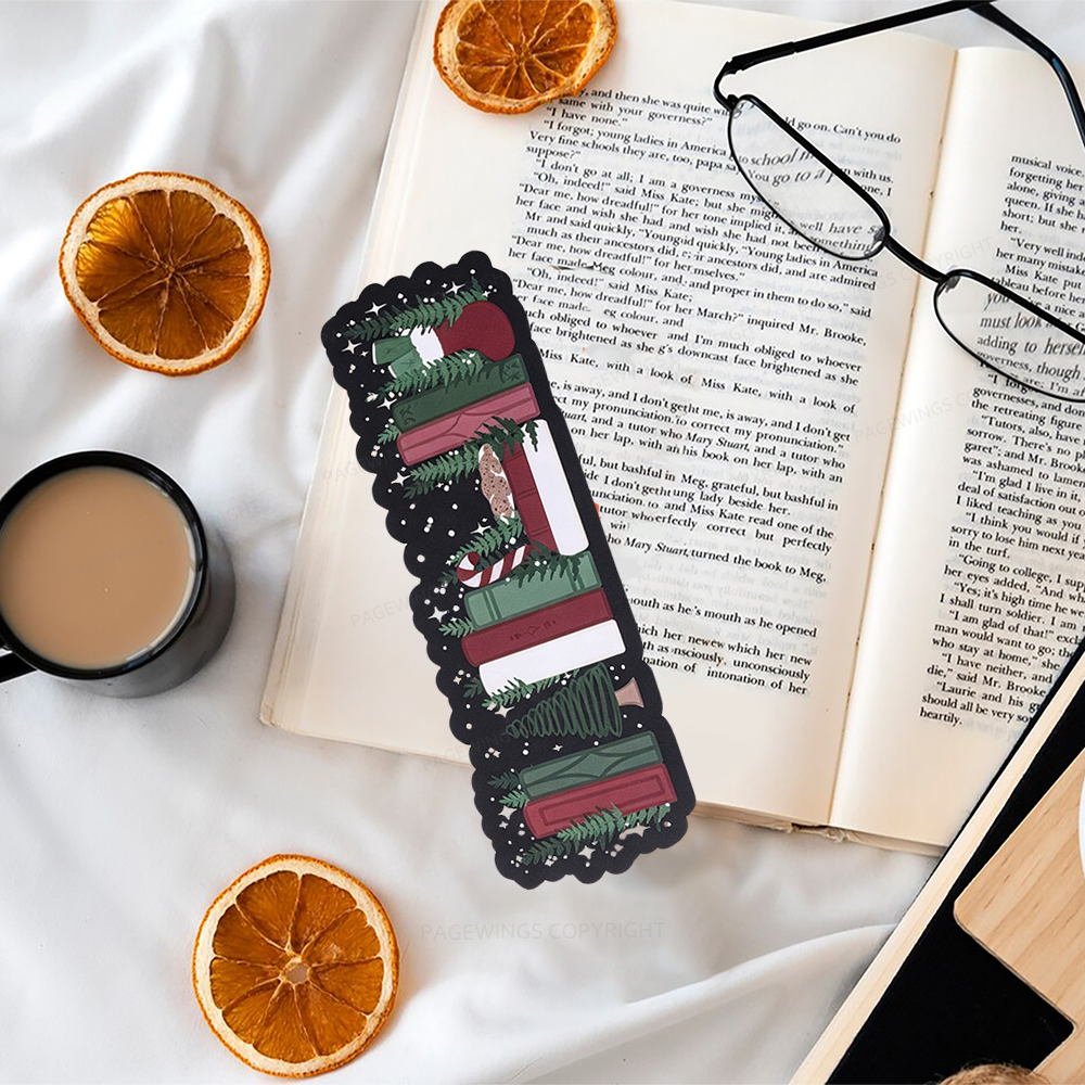 Pagewings Christmas Bookshelf Bookmark