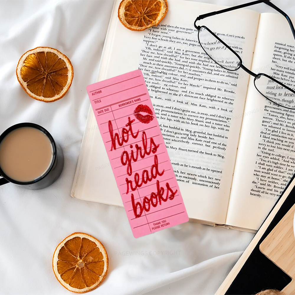 Pagewings Hot Girls Read Books Bookmark