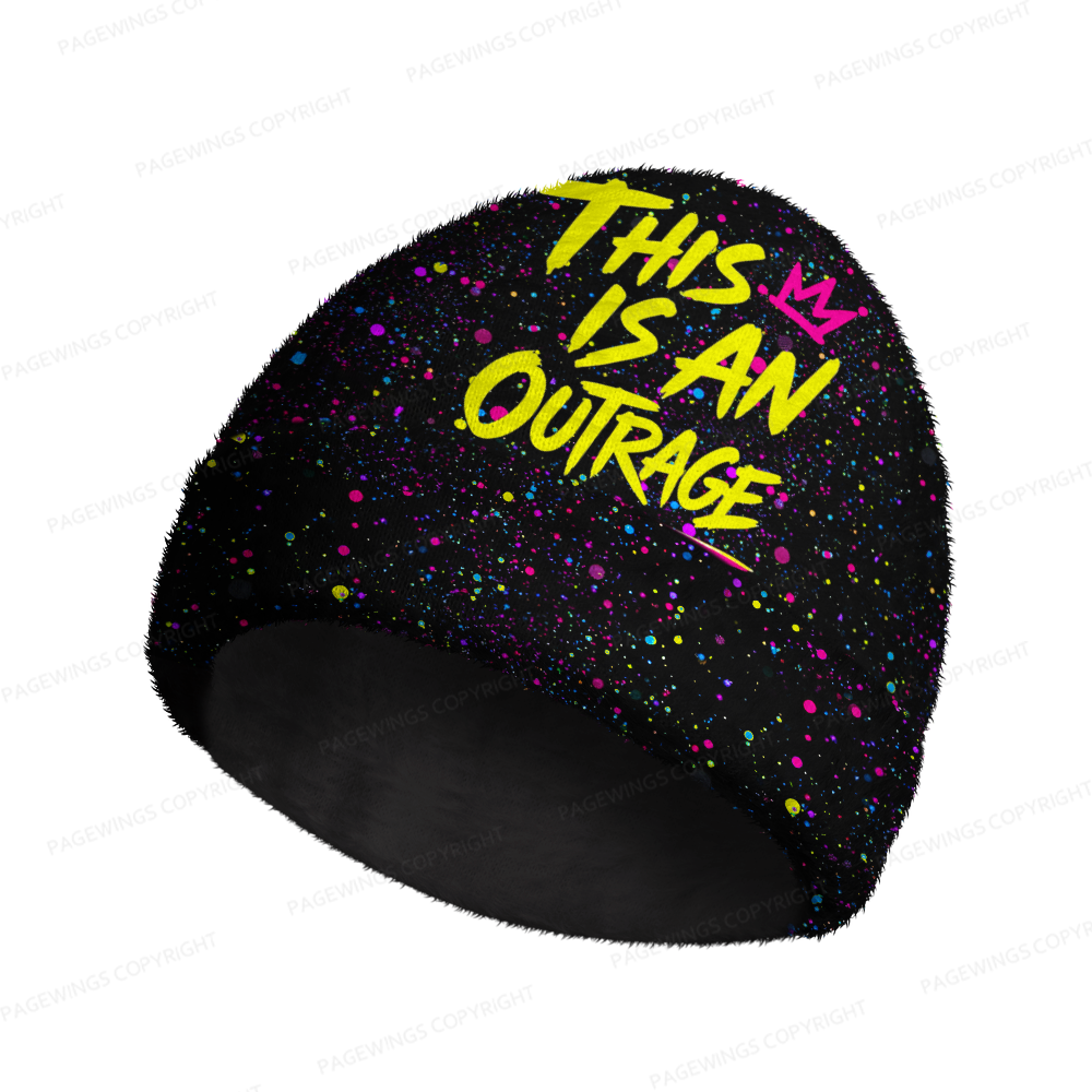 [Copy]Pagewings Sci Fi Book Lover Knit Patterned Beanie