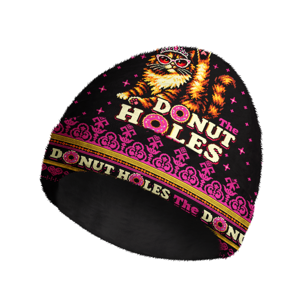 Pagewings Sci Fi Book Lover Knit Patterned Beanie