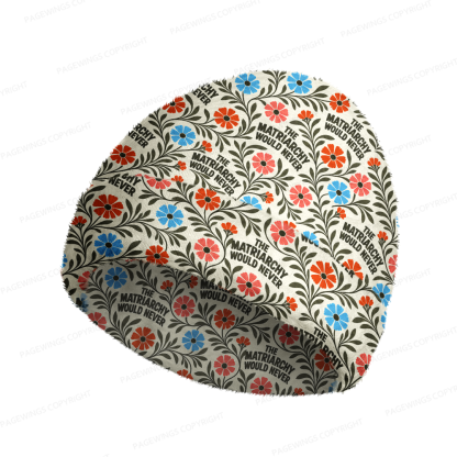 Pagewings The Matriarchy Would Never Knit Patterned Beanie