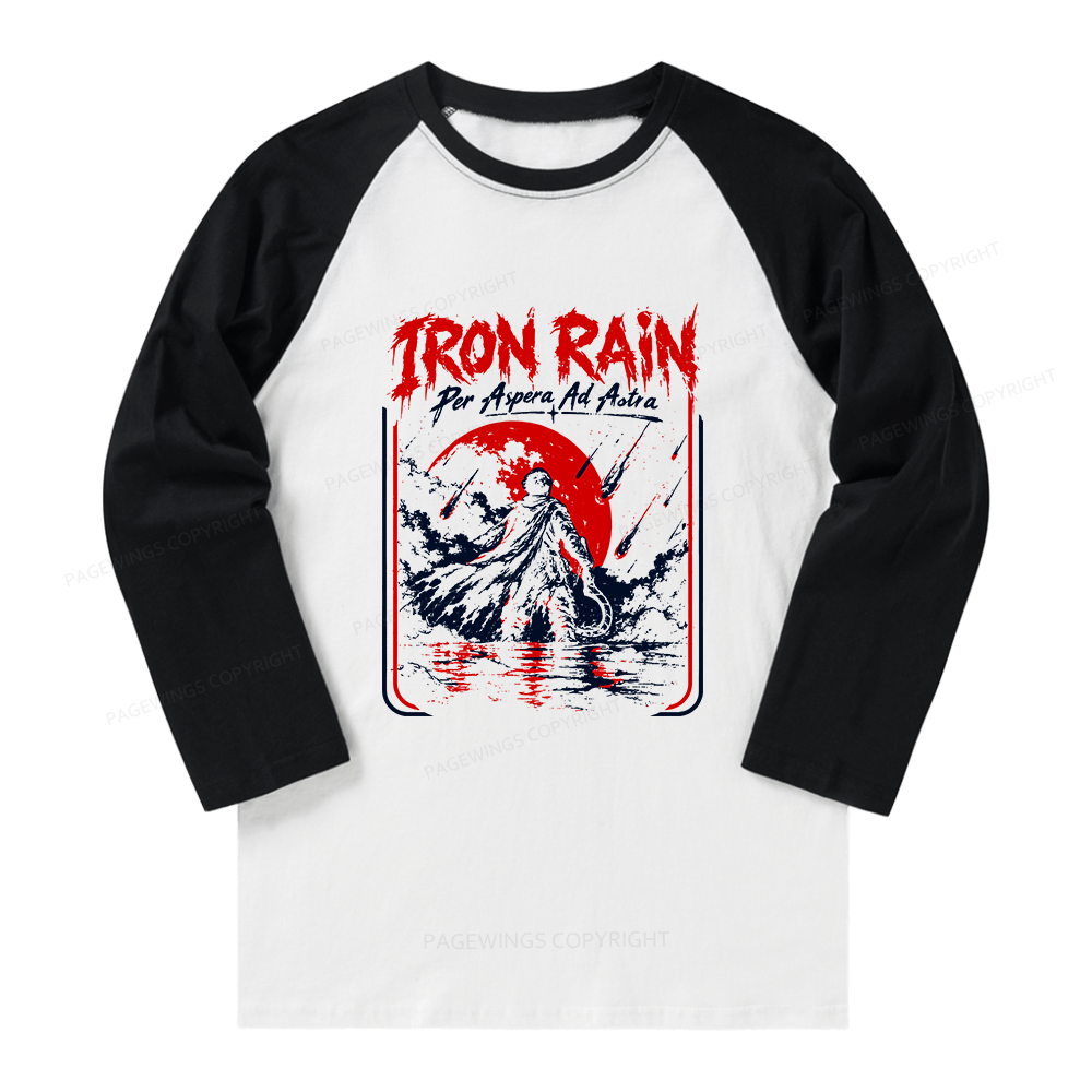 Pagewings Sci Fi Book Lover Long Sleeve Raglan T-shirt