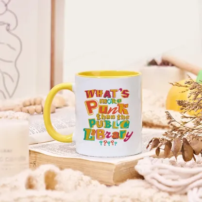 Pagewings What’s More Punk Than The Public Library Mug