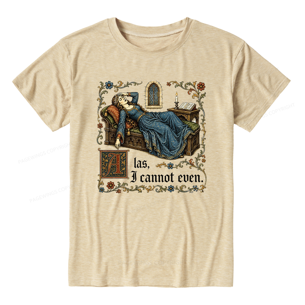 Pagewings Medieval Book Lover Unisex Heather T-Shirt