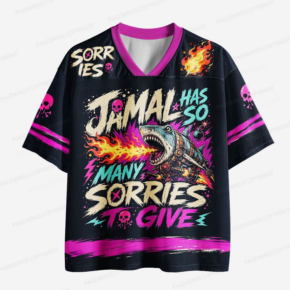 Pagewings Sci Fi Bookish Unisex Mesh Jersey
