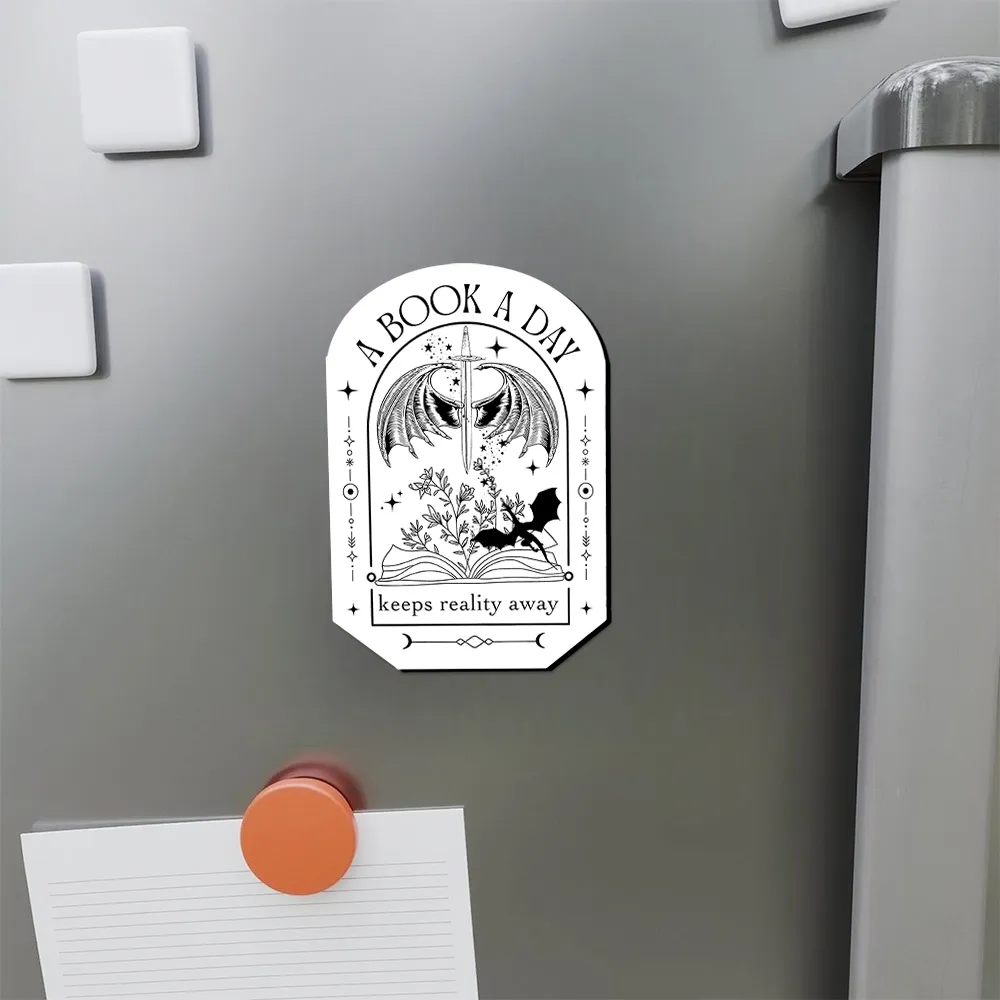 Pagewings A Book a Day Dragon Fridge Magnet