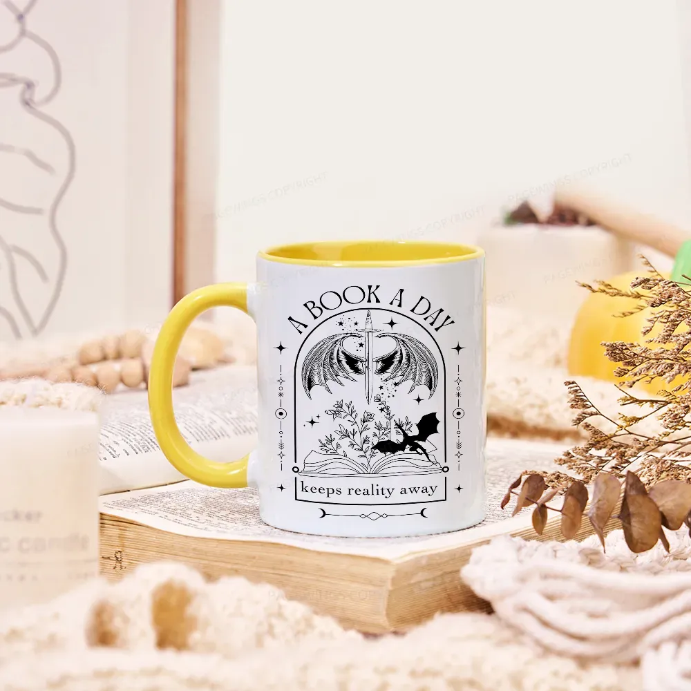 Pagewings A Book a Day Dragon Mug