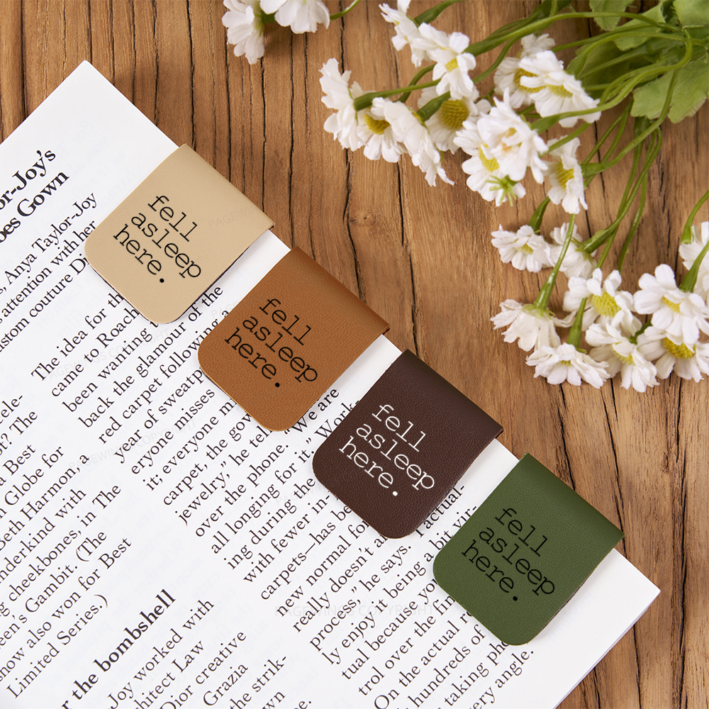 Pagewings Fell Asleep Here Magnetic Bookmark