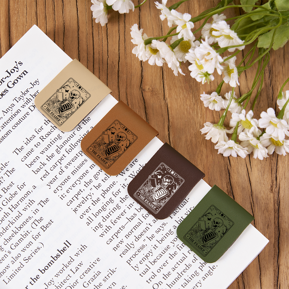 Pagewings Halloween The Reader Tarot Card Feathers Quotes Magnetic Bookmark
