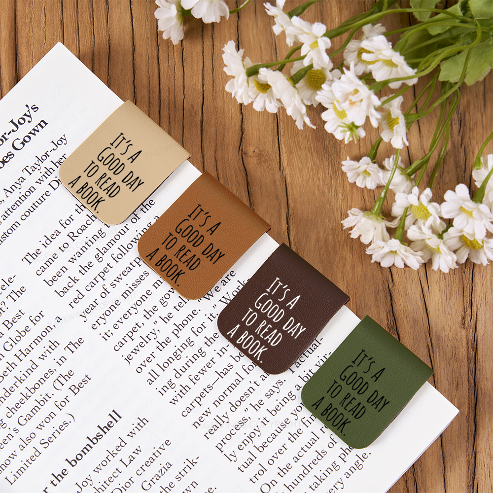 Pagewings It's A Good Day To Read A Book Feathers Quotes Magnetic Bookmark