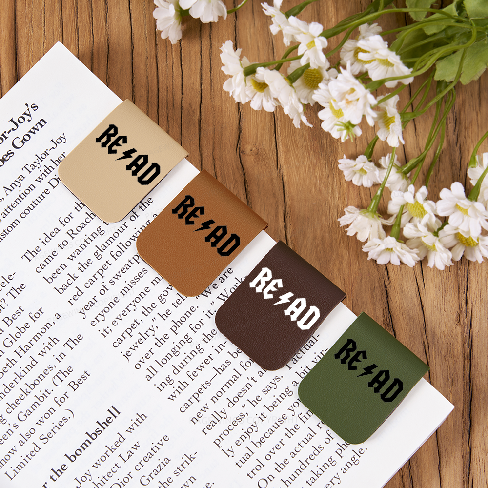 Pagewings Read Back In The Library "rock And Roll Feathers Quotes Magnetic Bookmark