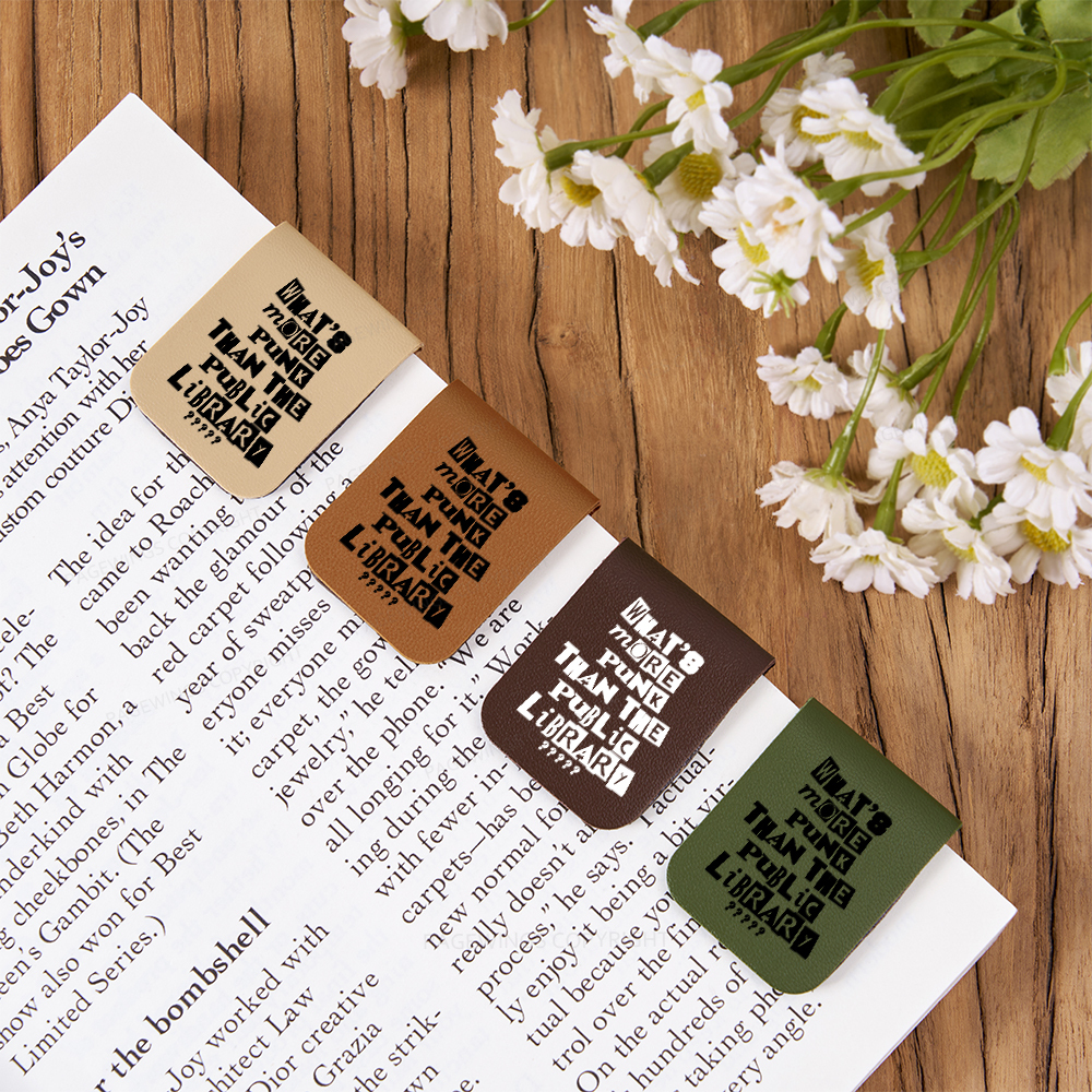 Pagewings What’s More Punk Than The Library Feathers Quotes Magnetic Bookmark