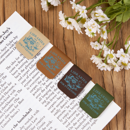 Pagewings Libraries Are For Everyone Feathers Quotes Magnetic Bookmark