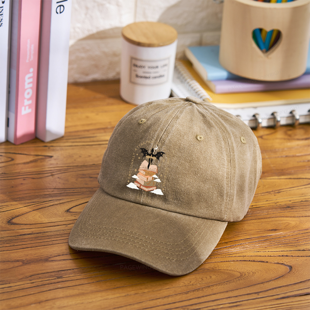 Pagewing Fantasy Romance Reader Gift Romantacy Washed Cap